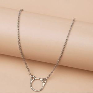 Cat Pendant Necklace